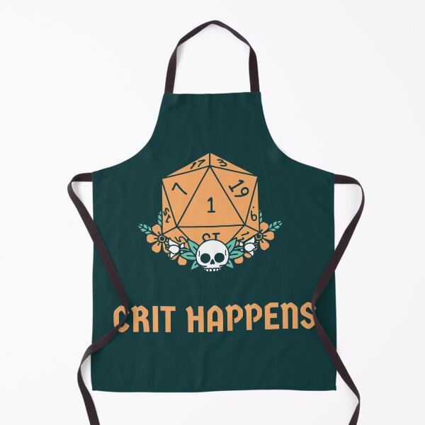 Item preview, D N D - Gaming Dice Crit Happens designed and sold by Peculiar Parents Club.