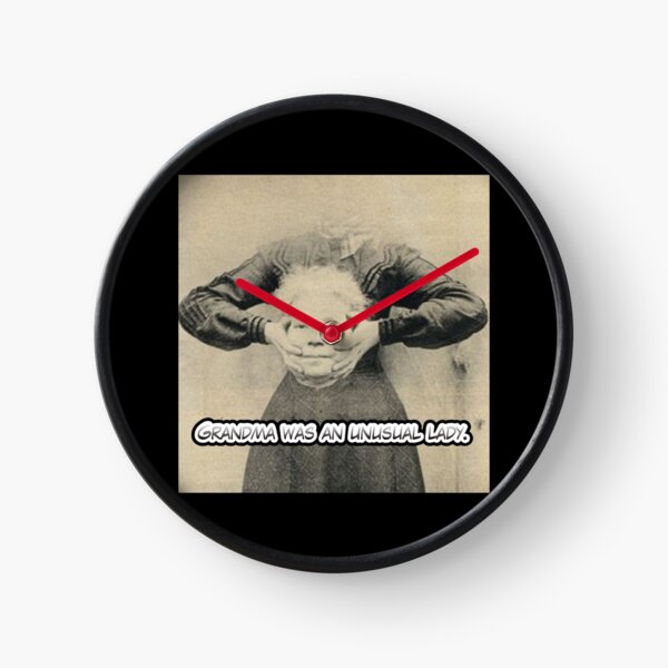 Unusual lady Clock