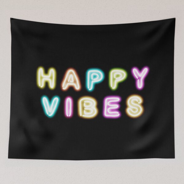 Item preview, Happy Vibes Neon Sign designed and sold by trajeado14.