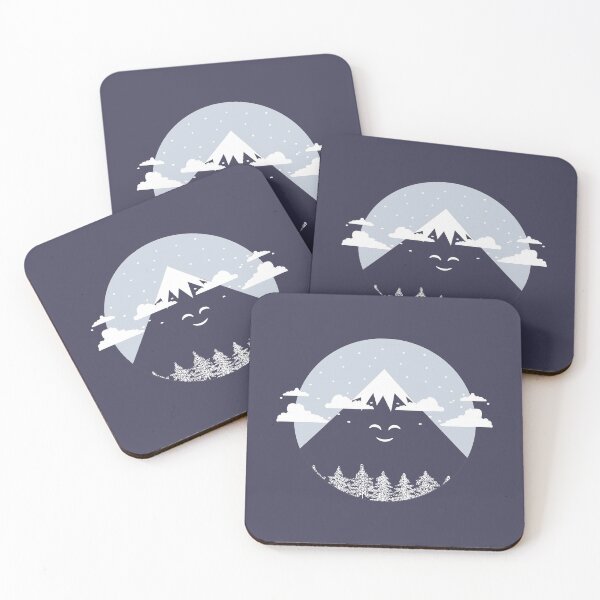 Item preview, MTN LP - Mountain with snow and smile  designed and sold by StarByAsem.