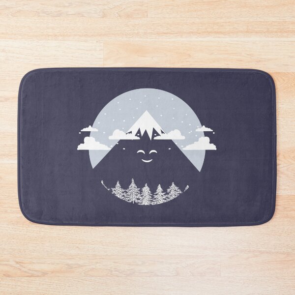 Item preview, MTN LP - Mountain with snow and smile  designed and sold by StarByAsem.