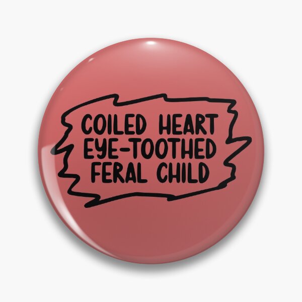 Item preview, Coiled heart, eye-toothed, feral child designed and sold by letterbrighter.