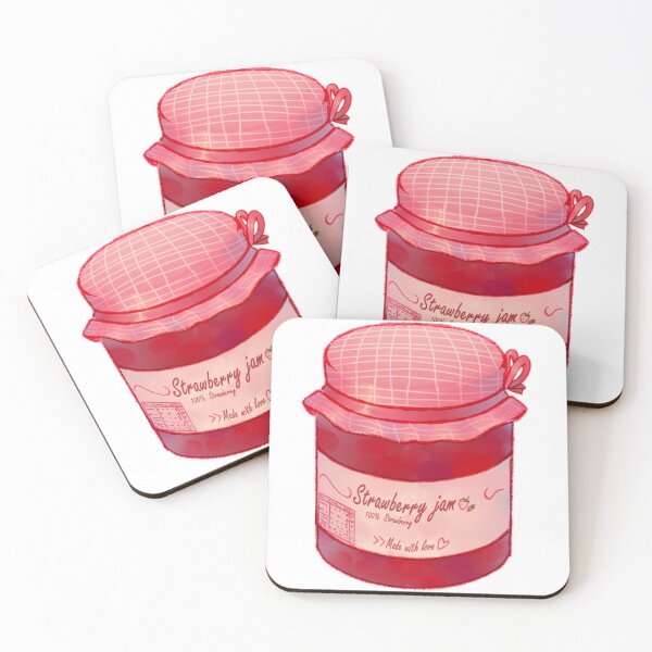Item preview, Strawberry jam jar designed and sold by abnormalAshes.