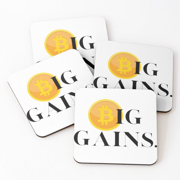 Item preview, Big Gains, Bitcoin, BTC, Crypto, Cryptocurrency designed and sold by WinningUniverse.