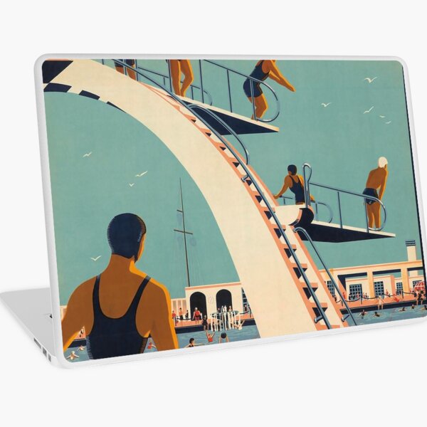 Item preview, La Piscine poster retro designed and sold by CorasPosters.