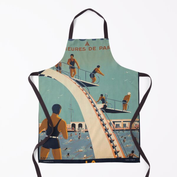 Item preview, La Piscine retro poster designed and sold by CorasPosters.