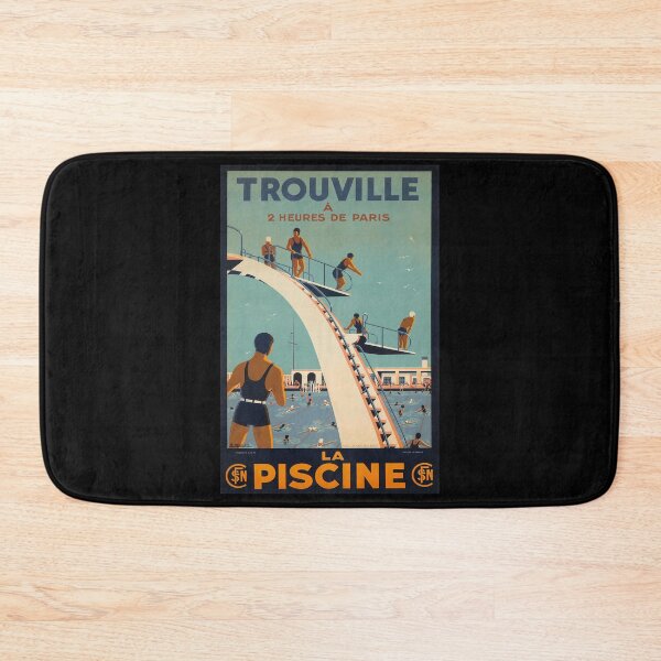 Item preview, La Piscine retro poster designed and sold by CorasPosters.