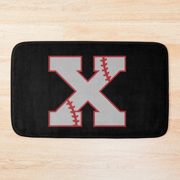 Item preview, Letter X Monogram | Baseball designed and sold by SerendipityNow.