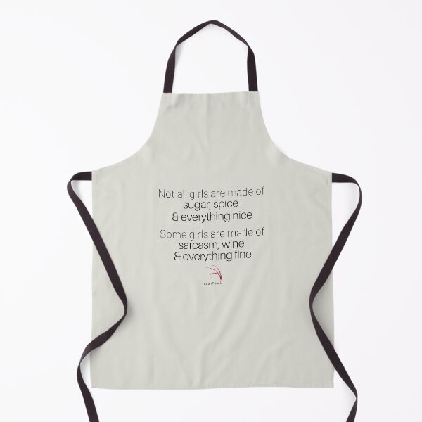 Item preview, Wine quote girls sugar spice nice sarcasm wine2 designed and sold by wineandwords.
