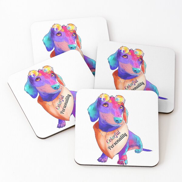 Item preview, Dachshund- Colorful Personality  designed and sold by rdowerarts.