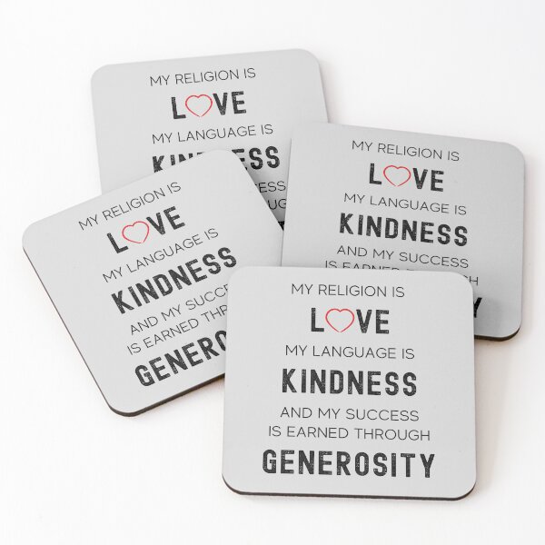 Item preview, Love, Kindness, and Generosity: Gray Selection designed and sold by Intuitive Engines Apparel Co..