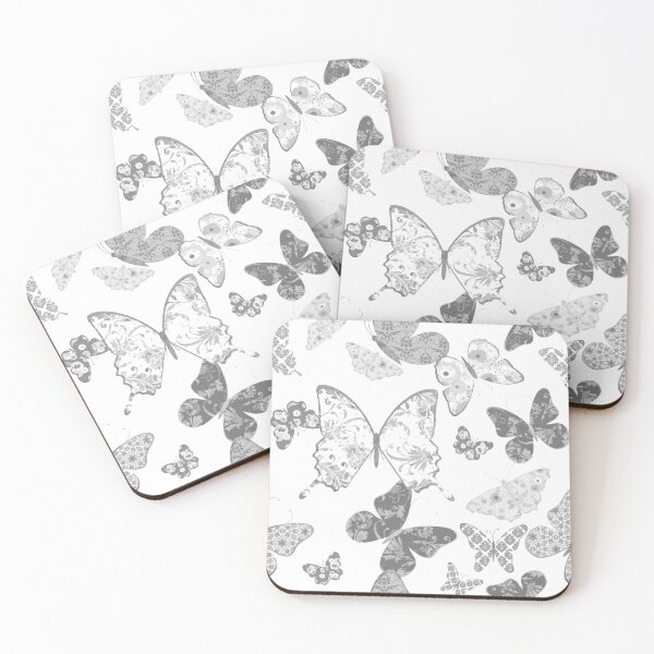 Item preview, Beautiful Grey Butterflies A designed and sold by Jean Plout.