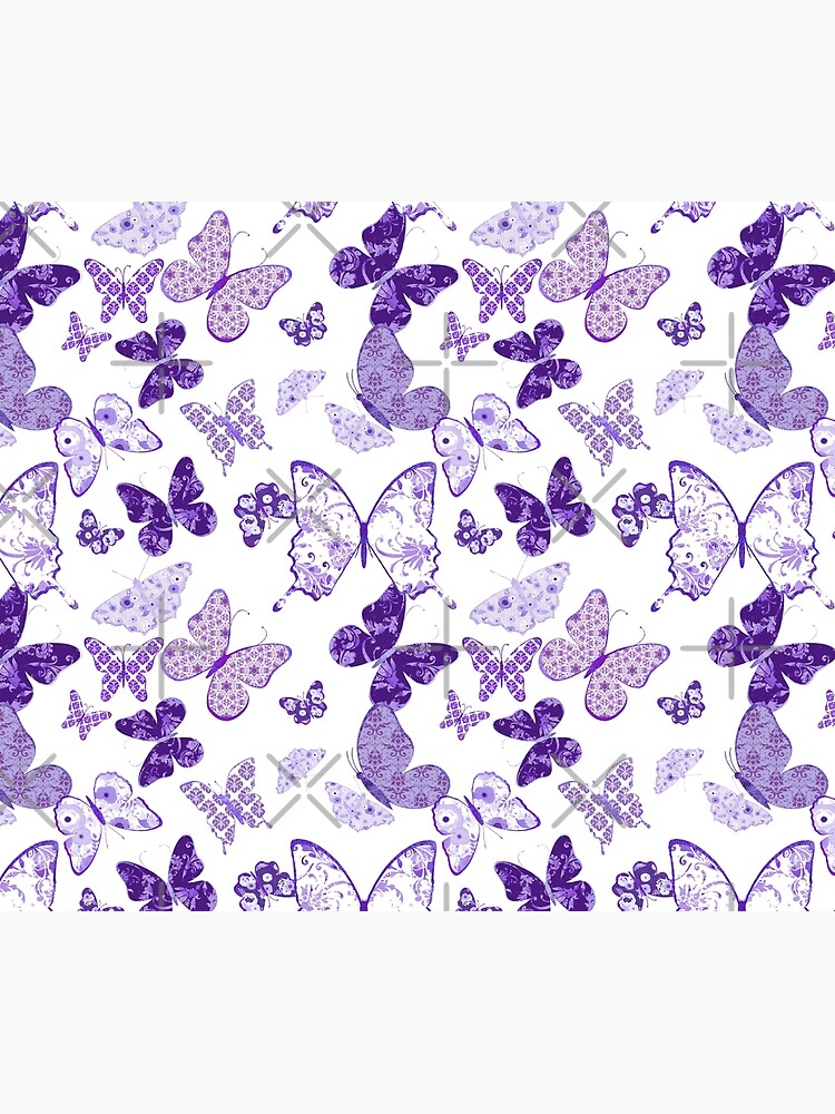 Disover Beautiful Purple Butterflies Quilt