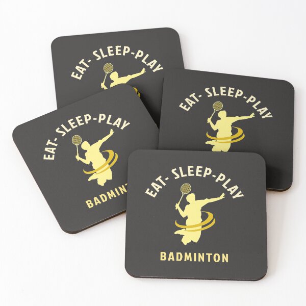 Item preview, Eat Sleep Badminton designed and sold by Delicarte.