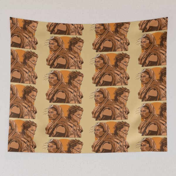 Item preview, Dunes of Paul and Chani designed and sold by NoirPineapple.