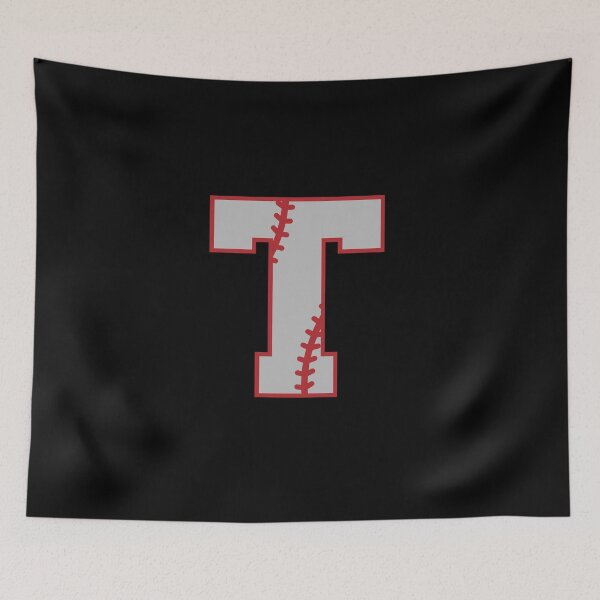 Item preview, Letter T Monogram | Baseball designed and sold by SerendipityNow.