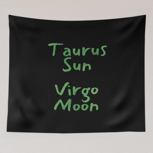 Item preview, Taurus Sun Virgo Moon Text designed and sold by leomooncreates.
