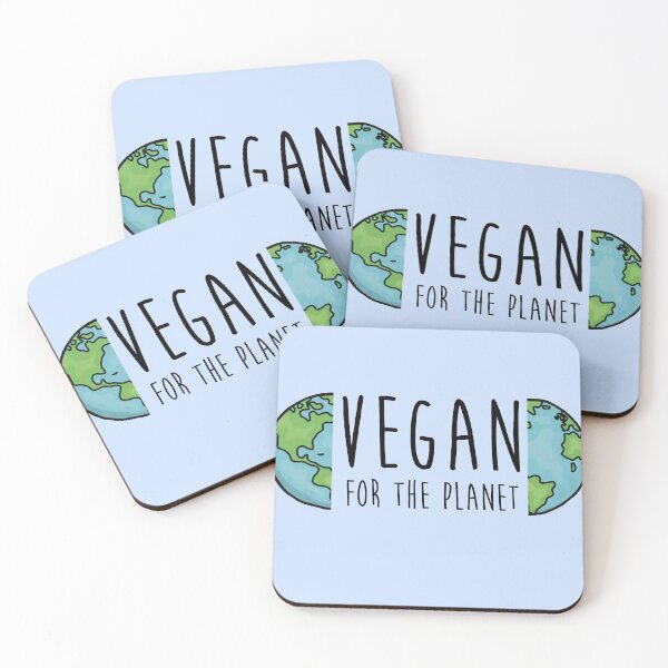 Item preview, Blue Vegan for the Planet Face Mask with Cartoon Earth designed and sold by MichesMerch.