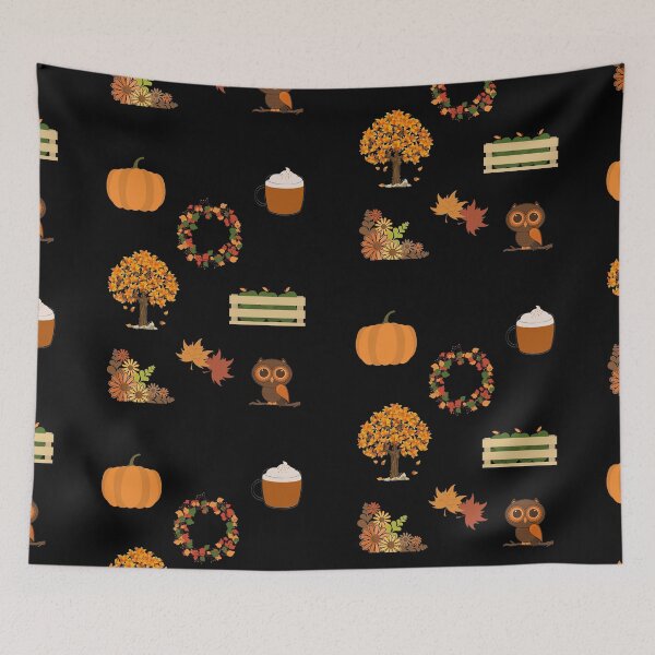 Item preview, I Love Fall - Sticker Pack Pumpkin, Wreath, Latte, Tree, Leaves, Flowers, Owl, Apples by Boo-da-chay designed and sold by Boo-da-chay.