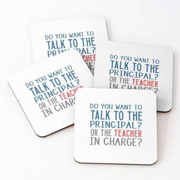 Item preview, Do you want to talk to the Principal or the Teacher in charge? designed and sold by jazzydevil.
