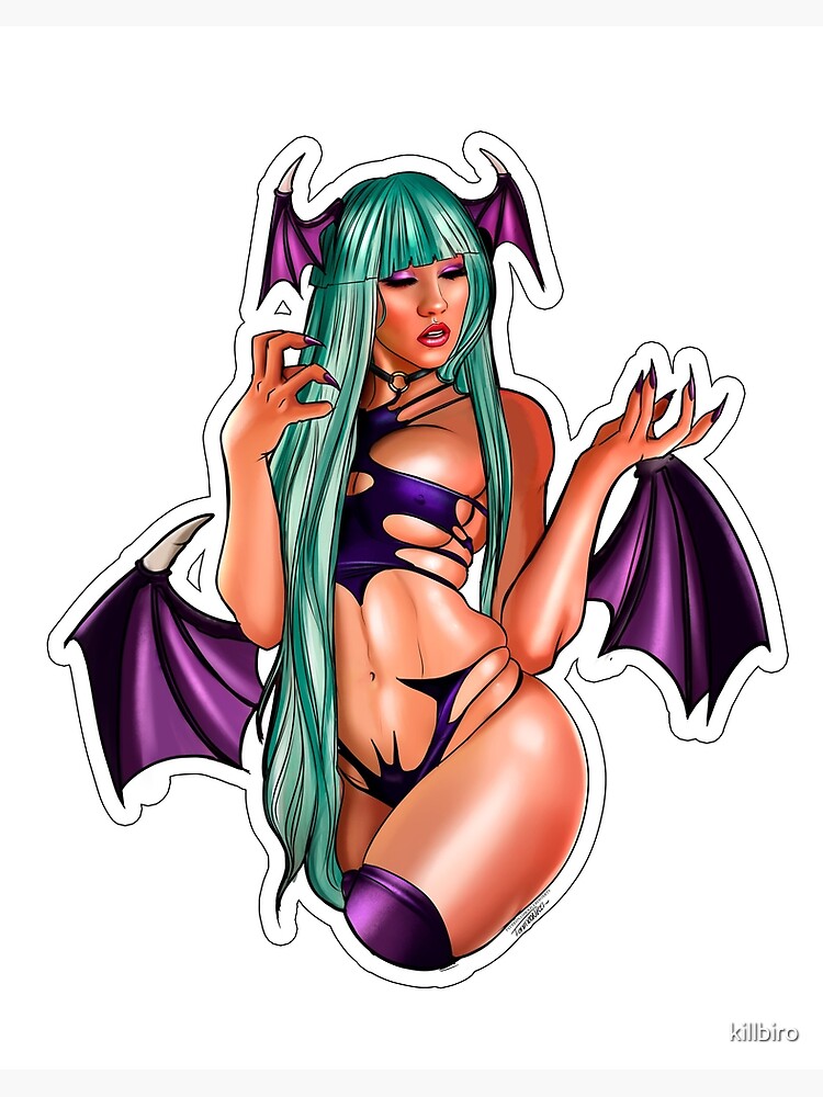 Morrigan Aensland Art Board Print By Killbiro Redbubble