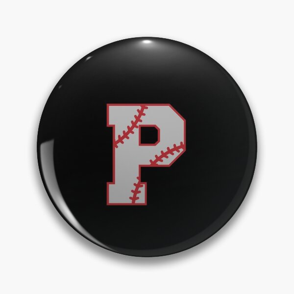 Item preview, Letter P Monogram | Baseball designed and sold by SerendipityNow.