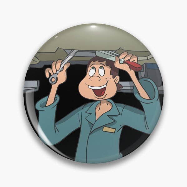Item preview, Car mechanic doing an oil change designed and sold by Monkey Ful.