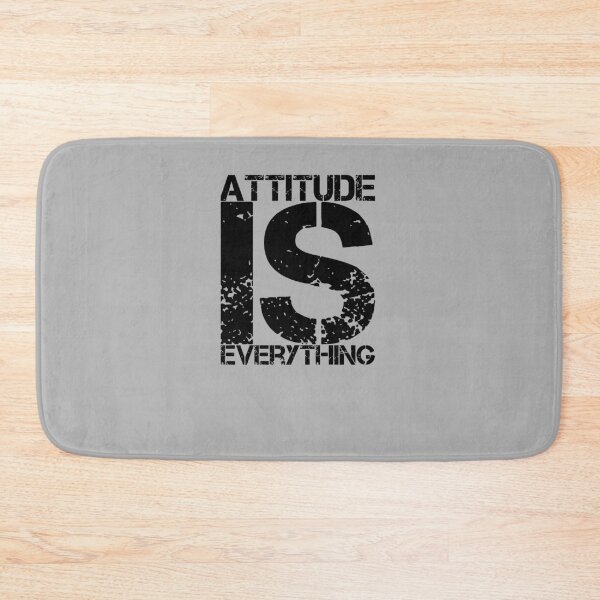Item preview, Attitude Is Everything - Inspirational Quote Gift - Black Lettering - Distressed Look designed and sold by Richard529.