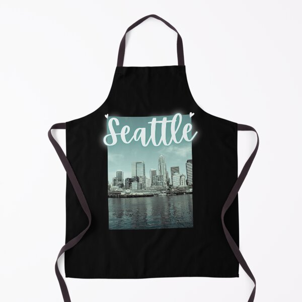 Item preview, Seattle City Skyline in Puget's Sound designed and sold by createandcause.