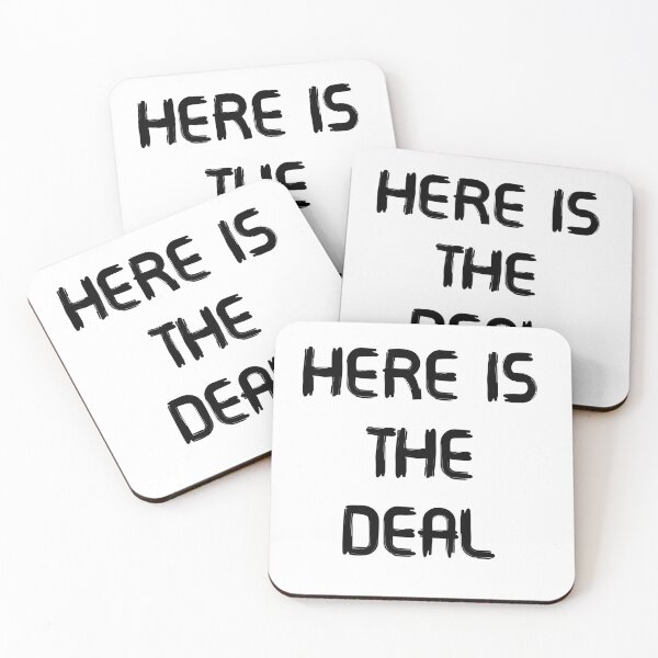 Item preview, Here is the deal(white) designed and sold by cute105.