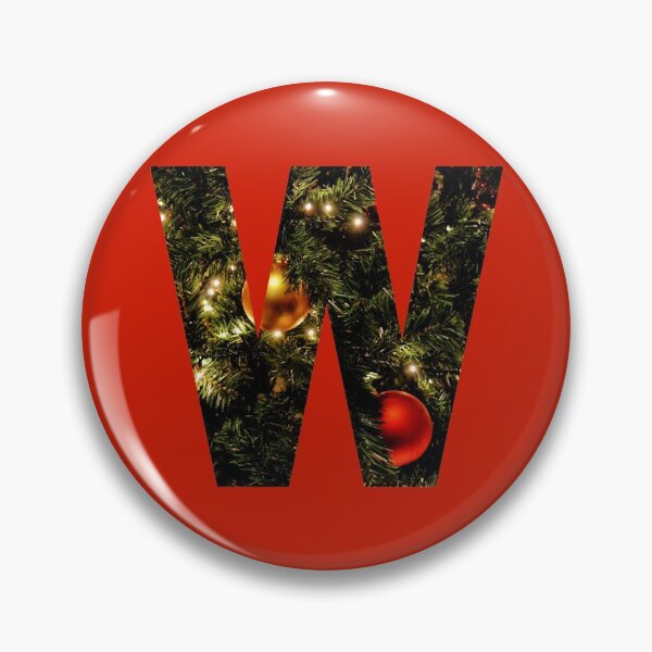 Item preview, Christmas Tree Letter W designed and sold by LiveAndGlow.