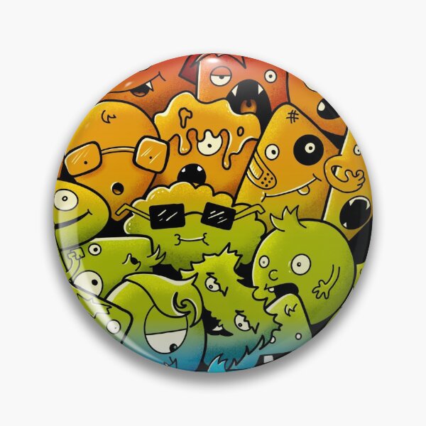 Item preview, Multi-coloured Monsters designed and sold by dp-illustration.