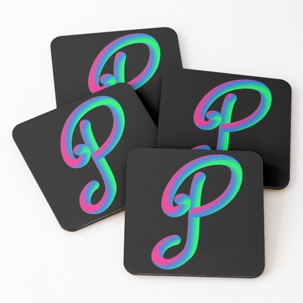 Item preview, Letter P Neon Multicolor designed and sold by Aethel84.