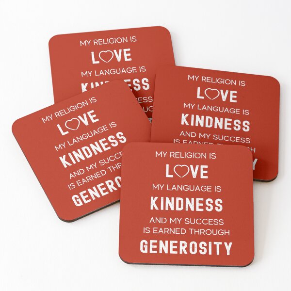 Item preview, Love, Kindness, and Generosity: Red Selection designed and sold by Intuitive Engines Apparel Co..