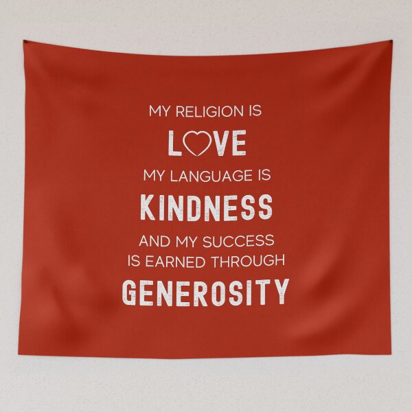 Item preview, Love, Kindness, and Generosity: Red Selection designed and sold by Intuitive Engines Apparel Co..