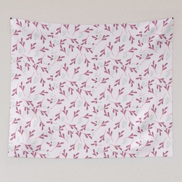 Item preview, Repeating flower and leaf pattern. designed and sold by IVSapparel.