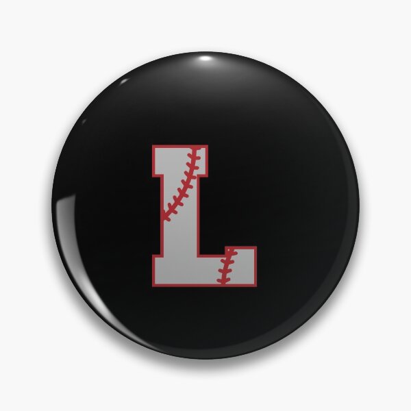 Item preview, Letter L Monogram | Baseball designed and sold by SerendipityNow.