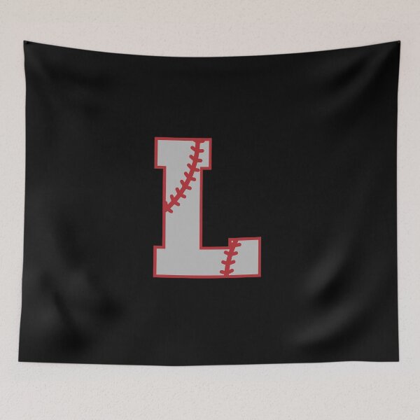 Item preview, Letter L Monogram | Baseball designed and sold by SerendipityNow.
