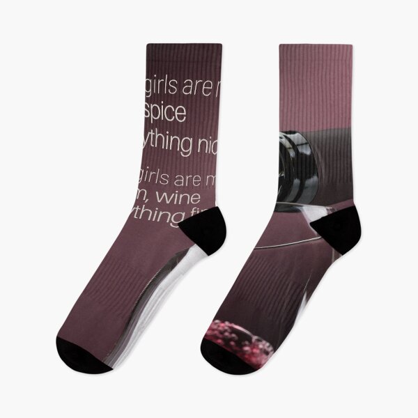 Item preview, Wine quote girls sugar spice sarcasm wine photo designed and sold by wineandwords.