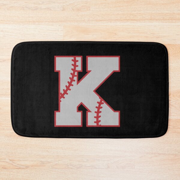 Item preview, Letter K Monogram | Baseball designed and sold by SerendipityNow.