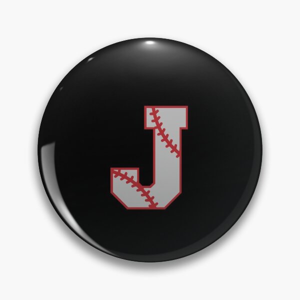 Item preview, Letter J Monogram | Baseball designed and sold by SerendipityNow.