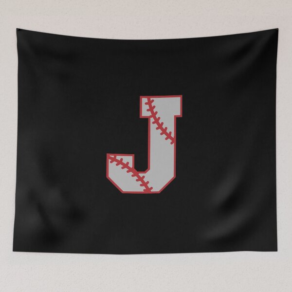 Item preview, Letter J Monogram | Baseball designed and sold by SerendipityNow.