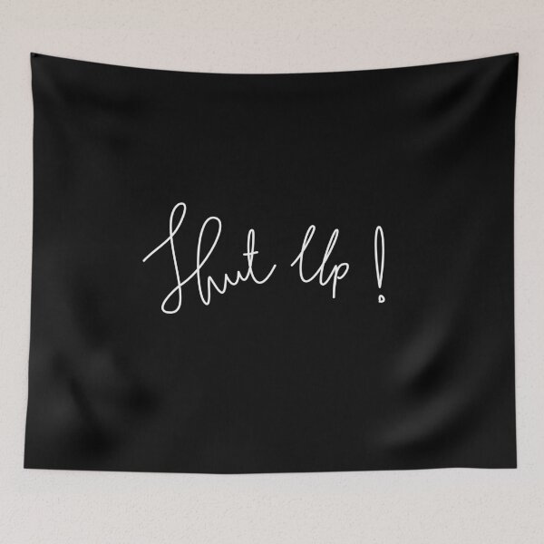Item preview, Shut up! | Stylish Doodle Handwritten font, attitude, mental health, rude, cool, scribble designed and sold by ibeargifts.