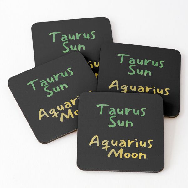 Item preview, Taurus Sun Aquarius Moon Text designed and sold by leomooncreates.