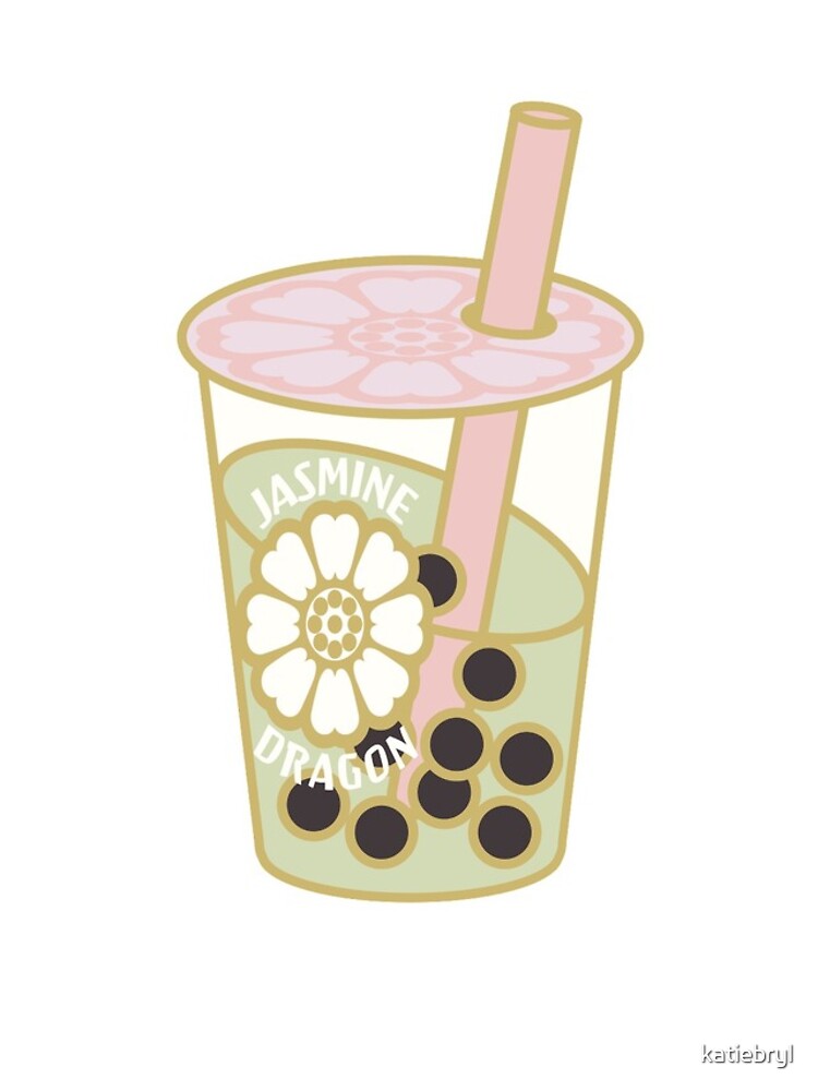 Imagen 4 de 4, Funda de iPhone con la obra Té con leche Boba y dragón de jazmín, diseñada y vendida por katiebryl.