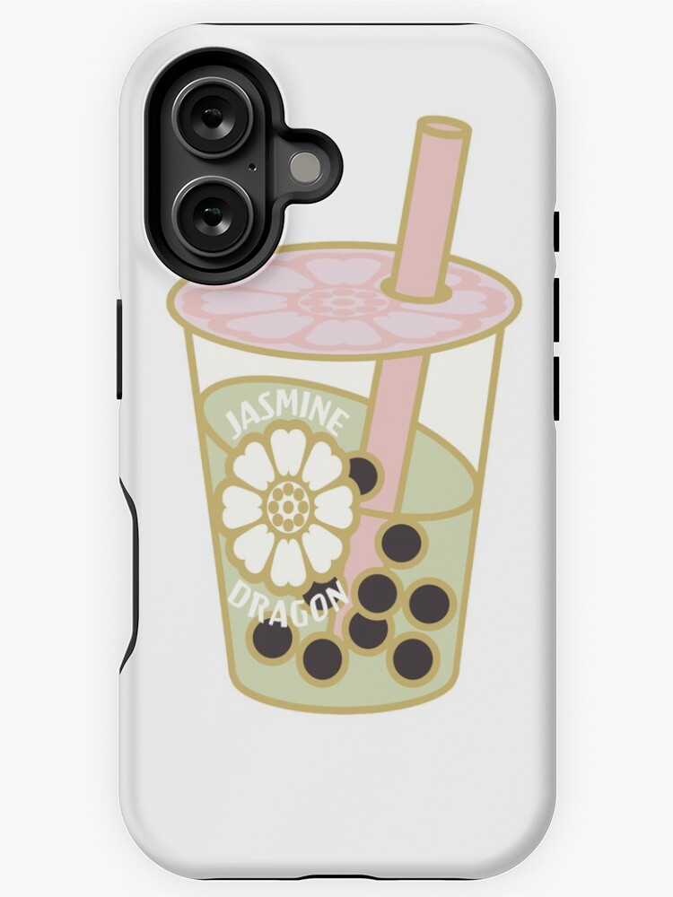 Imagen 1 de 4, Funda de iPhone con la obra Té con leche Boba y dragón de jazmín, diseñada y vendida por katiebryl.