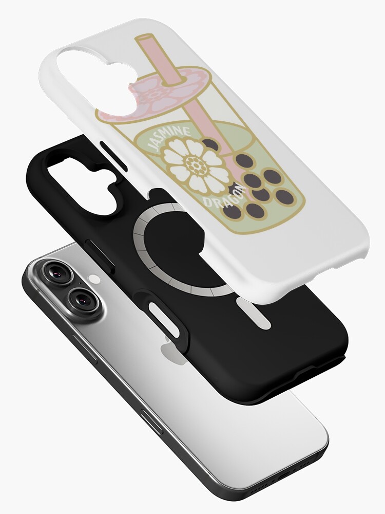 Imagen 2 de 4, Funda de iPhone con la obra Té con leche Boba y dragón de jazmín, diseñada y vendida por katiebryl.
