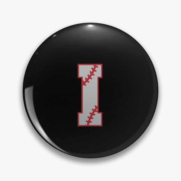 Item preview, Letter I Monogram | Baseball designed and sold by SerendipityNow.