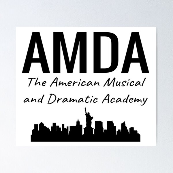 Artikel-Vorschau von AMDA NY Skyline (schwarze Schrift), designt und verkauft von amdasmm.