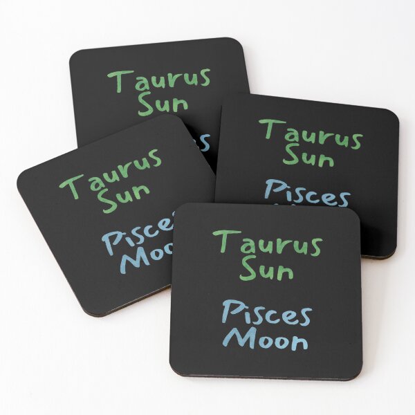 Item preview, Taurus Sun Pisces Moon Text designed and sold by leomooncreates.